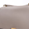 CELINE Trapeze Leather x Suede 2Way Handbag in Gray Secondhand