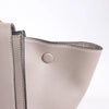 CELINE Trapeze Leather x Suede 2Way Handbag in Gray Secondhand