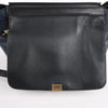CELINE Trapeze Leather x Suede 2Way Handbag in Black, Navy and Taupe Secondhand