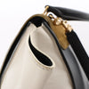 CELINE Trapeze Leather x Suede 2Way Handbag in Brown, Black, White Secondhand