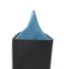 CELINE Trapeze Leather x Suede 2Way Handbag in Blue x Black Secondhand