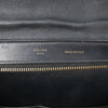 CELINE Trapeze Leather x Suede 2Way Handbag in Blue x Black Secondhand