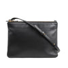 Celine Trio Large Leather Crossbody bag in Black Secondhand