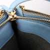 Celine Trio Small Leather Crossbody bag in Blue Secondhand