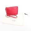 Celine Trio Large Leather Crossbody bag in Pink Secondhand