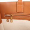 Celine Vertical Cabas Large Canvas x Leather Handbag in Beige Secondhand