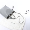 CELINE Cabas Vertical Small Leather 2Way Handbag in Gray Secondhand