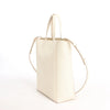 Celine Vertical Cabas Phantom Small Leather 2Way Shoulder Bag in White Secondhand