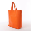 CELINE Cabas Vertical Small Leather 2Way Handbag in Orange Secondhand