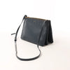 Celine Trio Large Leather Crossbody bag in Navy Blue Secondhand