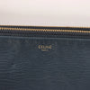 Celine Trio Large Leather Crossbody bag in Navy Blue Secondhand