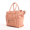CELINE Luggage Micro Leather Handbag in Pink Secondhand