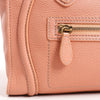 CELINE Luggage Micro Leather Handbag in Pink Secondhand