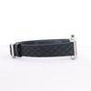 Chanel Boyfriend H6955 KTF95332 SS & Leather QZ Silver-Face Watch Secondhand