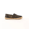 Chanel Metallic Tweed Grosgrain CC Espadrilles in Black x Gold G29762, Size 37 EU Secondhand
