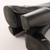 Chanel Coco Mark Leather Boots in Black x Gold G28737, Size 37C EU Secondhand