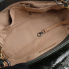 Chanel Reissue Accordion Quilted Leather Mix Shoulder Bag in Green Secondhand