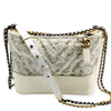 Secondhand Chanel Chevron Tweed Gabrielle Bag - '10s