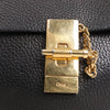 Chloe Drew Leather Chain Crossbody Bag in Black Secondhand