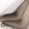 Chloe Faye Suede x Leather Shoulder bag in Greige Secondhand