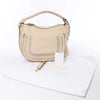 Secondhand Chloe Marcie Leather Hobo Handbag in Beige