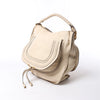 Secondhand Chloe Marcie Leather Hobo Handbag in Beige