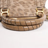 Chloe Marcie Medium Leather Leopard Pattern Handbag in Brown, Limited Edition Secondhand