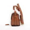 Chloe Marcie Mini Leather x Boa Crossbody Bag in Brown Secondhand