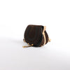 Chloe Marcie Mini Suede x Leather Crossbody Bag in Brown Secondhand