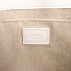 Chloé Woody Medium Leather Handbag in White Secondhand