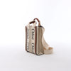 Chloé Woody North South Canvas & Leather 2Way Handbag in Beige x Brown Secondhand