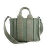 Chloé Woody Small Canvas 2Way Handbag in Green Secondhand