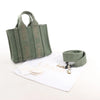 Chloé Woody Small Canvas 2Way Handbag in Green Secondhand