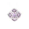 Chopard Imperiale Amethyst Diamond 18k White Gold Cocktail Ring, Size 51 EU Secondhand