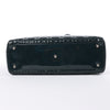 Dior Lady Dior Large Cannage Patent Leather 2Way Handbag in Green Secondhand