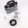 Dior Lady D-Lite Canvas D-Constellation Embroidered Medium 2Way Handbag in Multicolor Secondhand