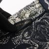 Dior Toile Doo JUY Embroidery Book Large Canvas Tote Bag in Navy Blue Secondhand
