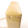 Dior Lady Dior Patent Leather Cannage Large 2Way Handbag in Yellow Secondhand
