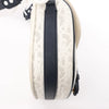 Dior Bobby Small Oblique Leather Crossbody Bag in White x Navy Blue Secondhand