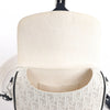 Dior Bobby Small Oblique Leather Crossbody Bag in White x Navy Blue Secondhand