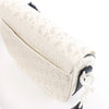 Dior Bobby Small Oblique Leather Crossbody Bag in White x Navy Blue Secondhand