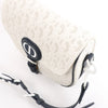Dior Bobby Small Oblique Leather Crossbody Bag in White x Navy Blue Secondhand