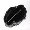Dior Soft Lady Dior Patent Leather Cannage Large Shoulder Bag in Black Secondhand