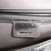 Dior Caro Leather Chain Shoulder Bag in Metallic Silver Secondhand