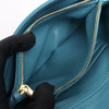 Dior Caro Macrocannage Leather Chain Shoulder Bag in Blue Secondhand