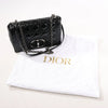 Dior Caro Leather Chain Crossbody Bag in Black Secondhand