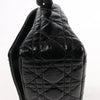 Dior Caro Leather Chain Crossbody Bag in Black Secondhand