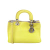 Dior Diorissimo Leather Mini 2Way Handbag in Yellow Secondhand
