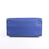 Dior Diorever Medium Leather 2Way Handbag in Blue Secondhand