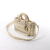 Dior Lady D-Joy Racing 2Way Handbag in Beige Secondhand